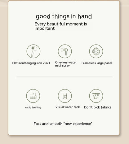 Portable Mini Garment Steamer— Travel-Friendly Handheld Iron