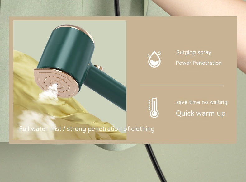 Portable Mini Garment Steamer— Travel-Friendly Handheld Iron