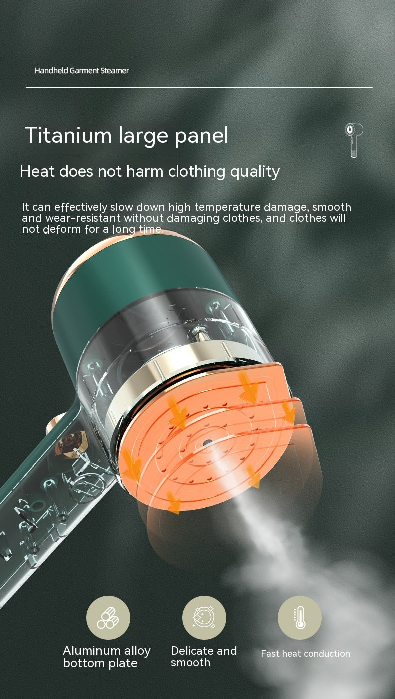 Portable Mini Garment Steamer— Travel-Friendly Handheld Iron