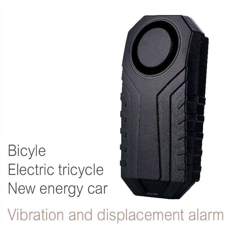 Bike Alarm Remote Control Waterproof Electric Bicycle Motorcycle Anti-Theft Alarm Vibration Sensor
