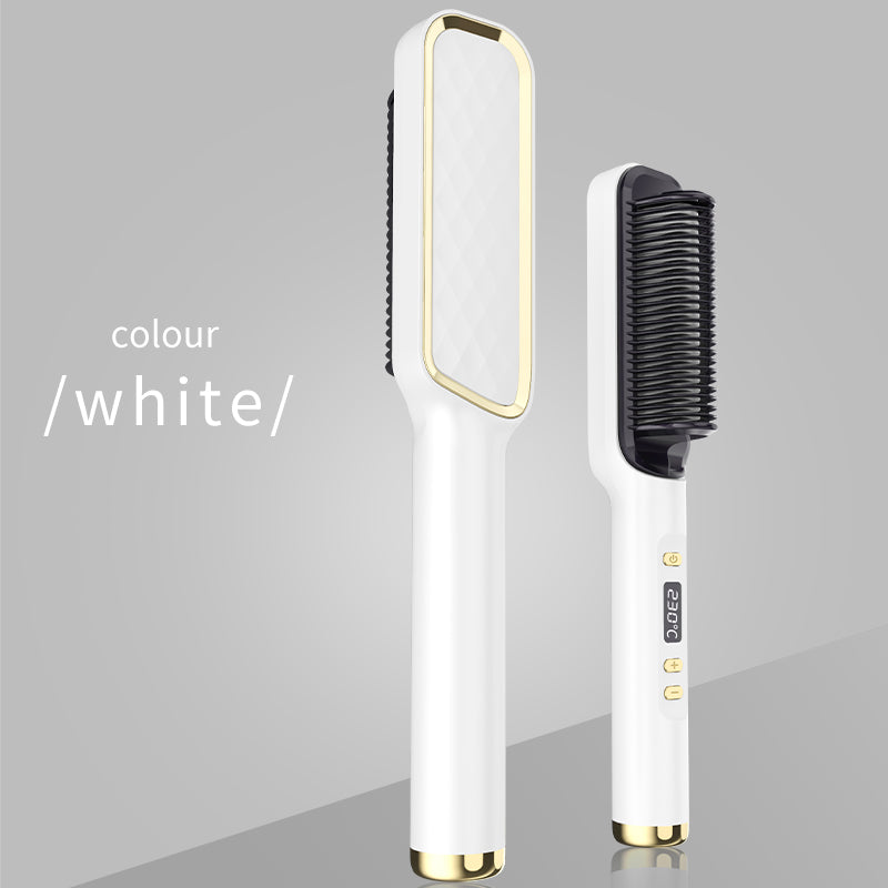 2026 Updated Electric Hot Comb (Negative Ion) Hair Straightening Brush