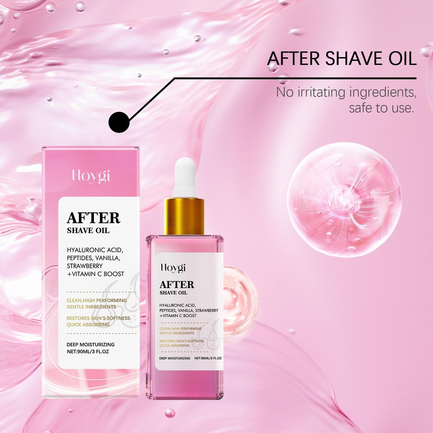 2026 Updated OEM - Hoij Strawberry Aftershave Oil Soothing And Moisturizing Daily Care